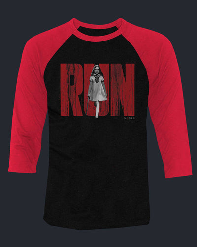 This Is The Part Where You Run - Baseball Tee Baseball Fright-Rags 