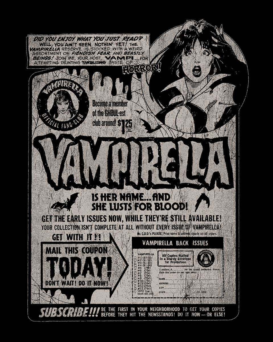Vampirella - Official Fang Club | Fright-Rags