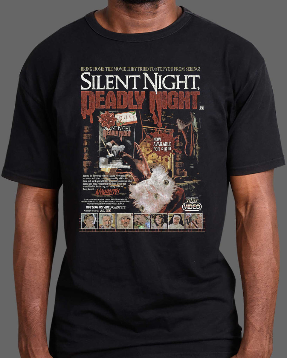 SILENT NIGHT DEADLY NIGHT - Officially Licensed Horror Christmas T