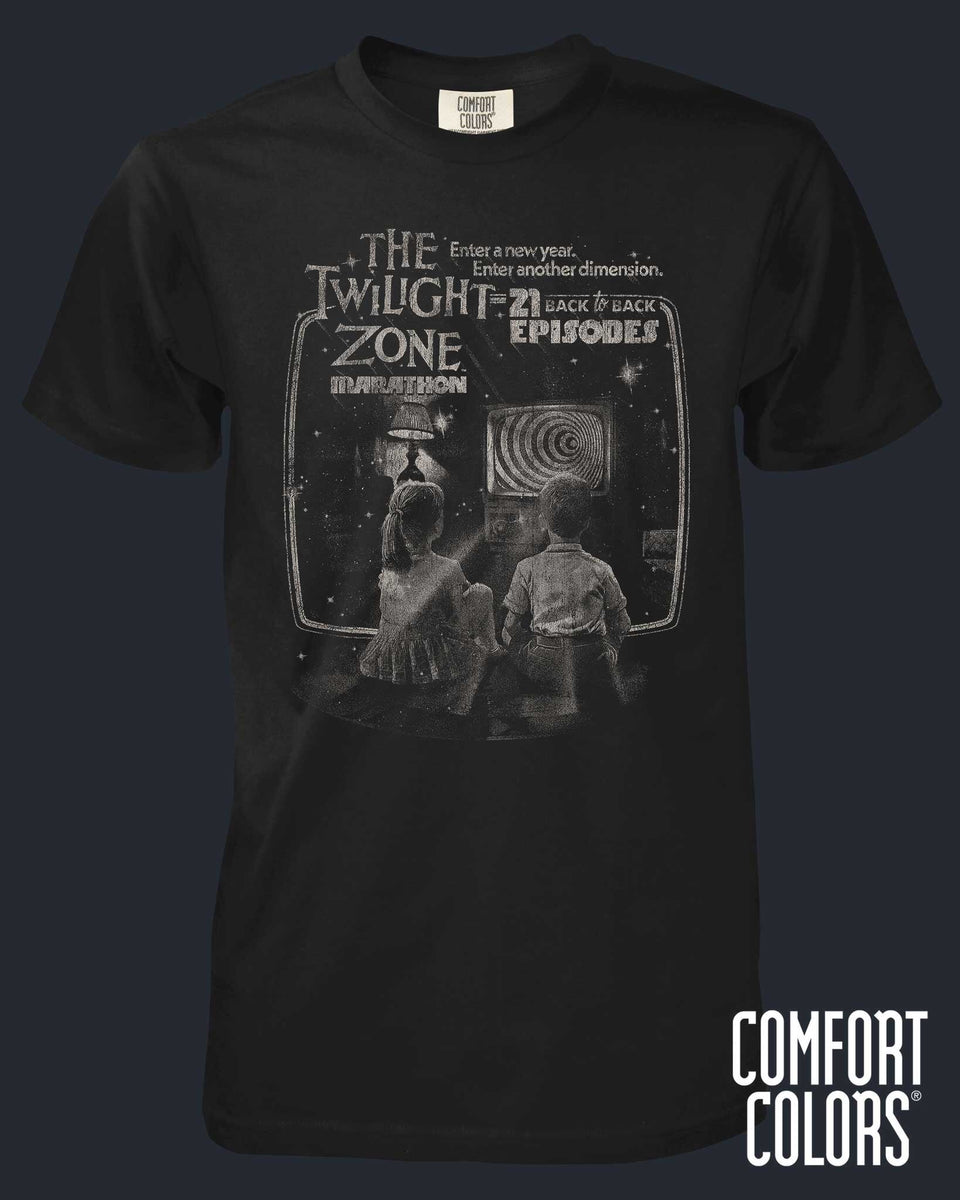 90's ''The TWILIGHT ZONE'' プリントTシャツ 90's TULTEX ''The TWILIGHT ZONE'' プリントTシャツ ブラック 表記(L