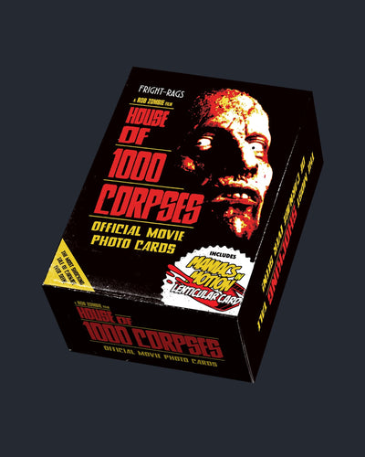 House of 1000 Corpses Trading Cards - Factory Box WaxPack Fright-Rags 
