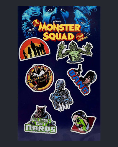 The Monster Squad Puffy Sticker Pack