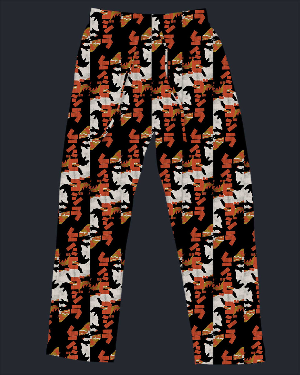 メンズウェア 8G SHOOT CALLIGRAPHY PATTERN NYLON PANTS メンズウェア 8GSHOOT CALLIGRAPHY PATTERN NYLON PANTS メンズウェア