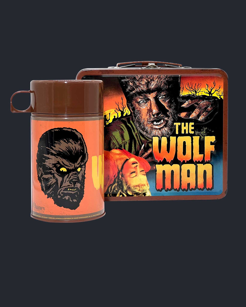 LON CHANEY JR AS THE WOLF MAN - Officially Licensed Lunchbox