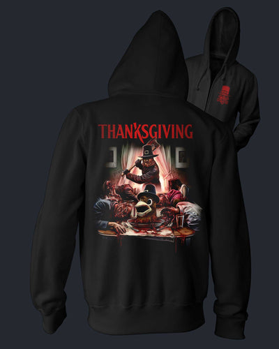 Home For Thanksgiving - Zippered Hoodie