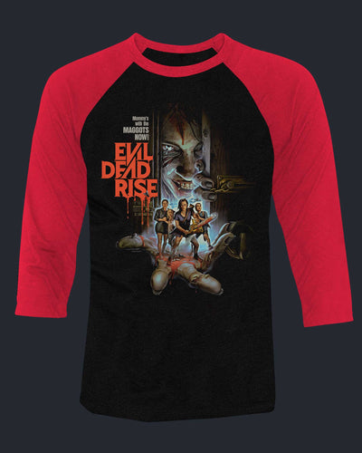 Evil Dead Rise - Baseball Tee Baseball Fright-Rags 
