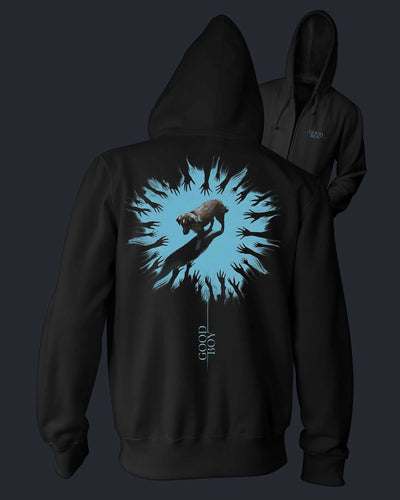Good Boy - Trust His Instincts - Zippered Hoodie
