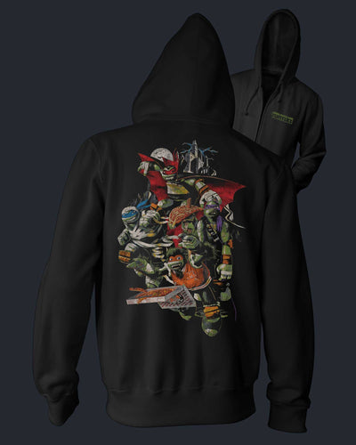 Teenage Mutant Ninja Turtles - Halloween Monsters - Zippered Hoodie