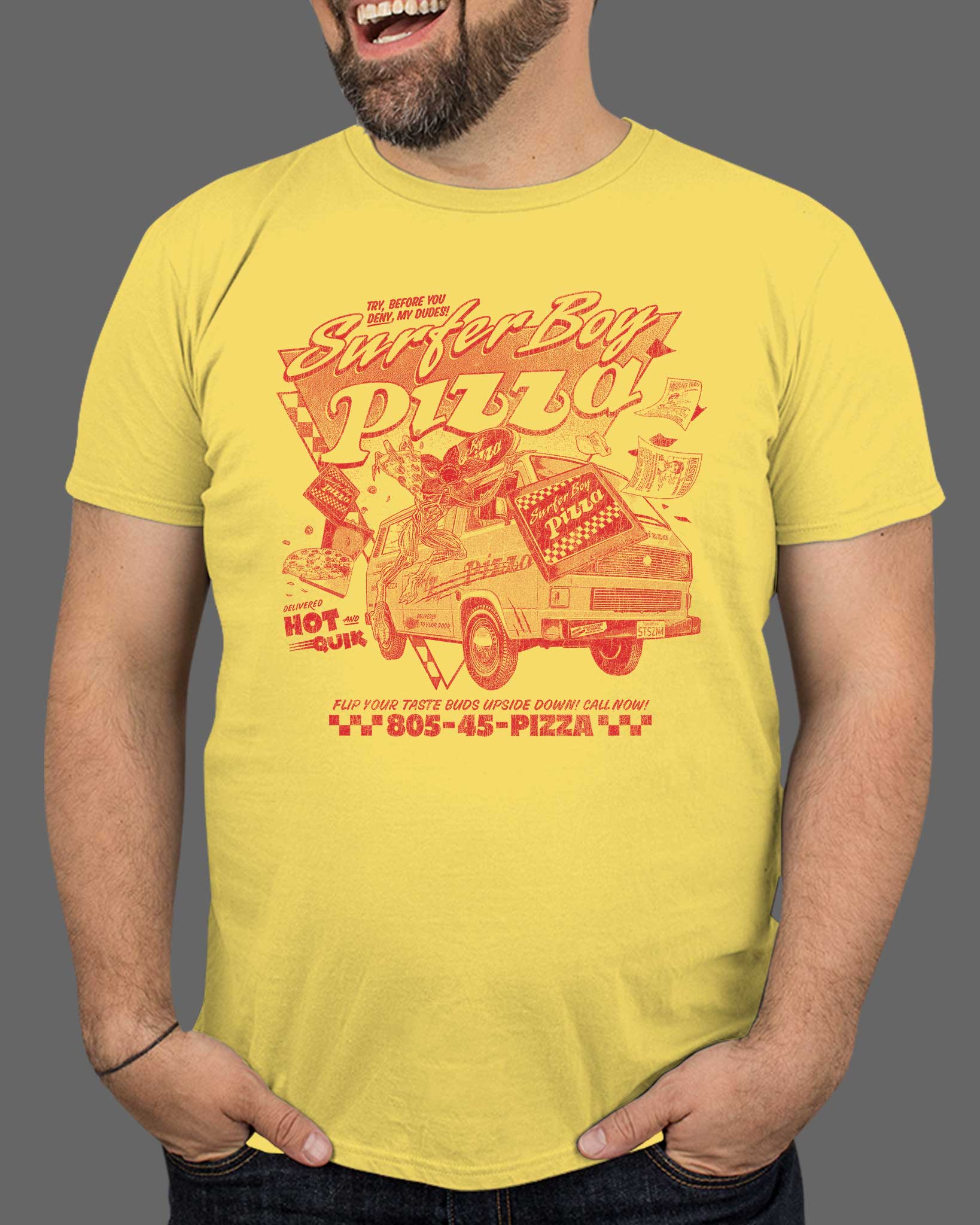 Surfer Boy Pizza | Fright-Rags