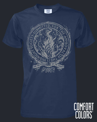 Are You Afraid Of The Dark? - The Midnight Society - Comfort Colors Shirt Fright-Rags 