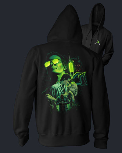 Re-Animator - 40th Anniversary - Zippered Hoodie Hoodie Fright-Rags 