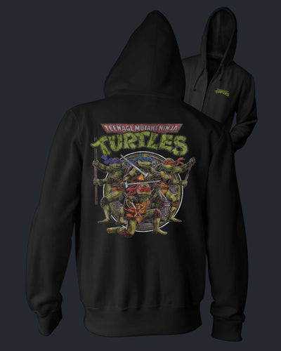 Teenage Mutant Ninja Turtles (1990) - This is No Cartoon - Zippered Hoodie