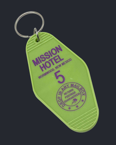 Mission Hotel Keychain