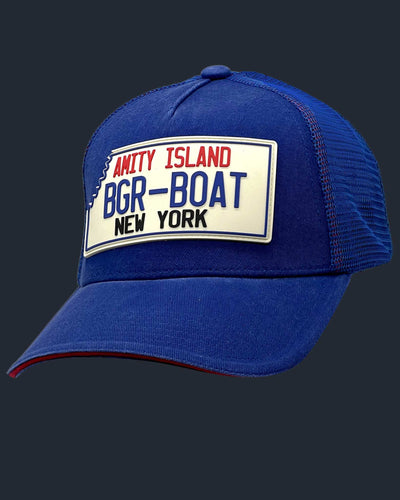 Jaws License Plate Hat