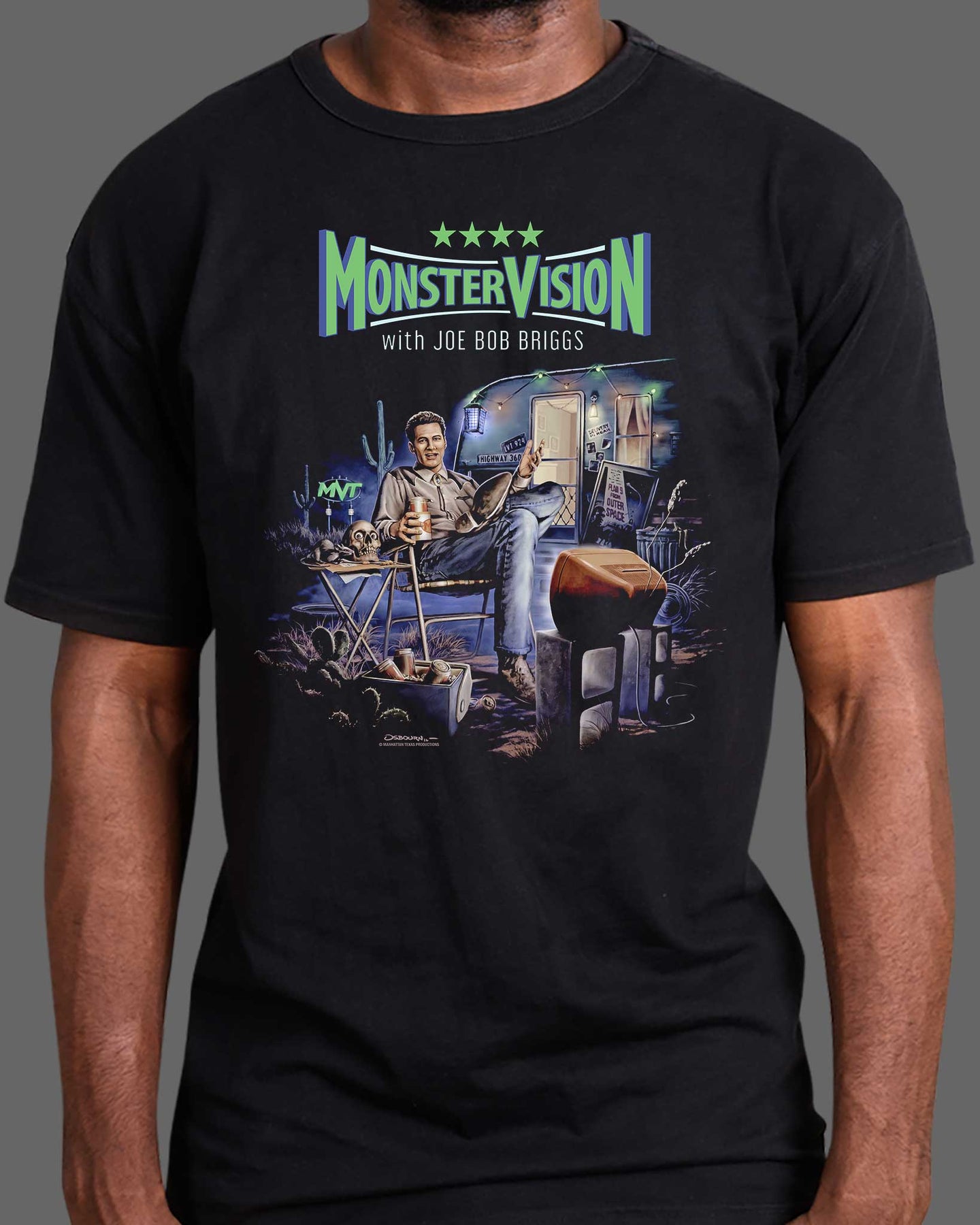 Fright Rags Fright-Rags | Joe Bob Briggs - Monstervision Licensed T-Shirt – Fright-Rags