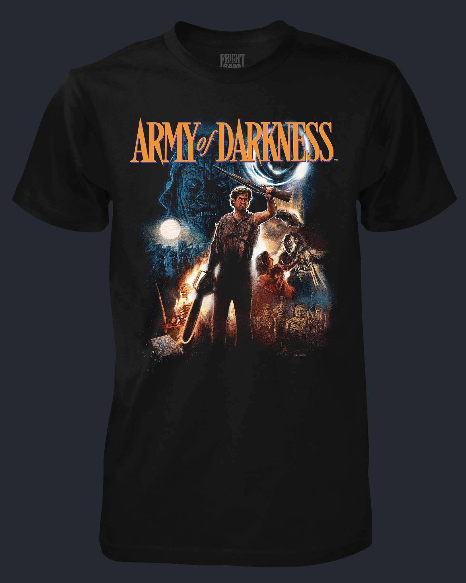 Maglietta Rockabilia Army Of Darkness - Trapped In Time - 100% Cotone