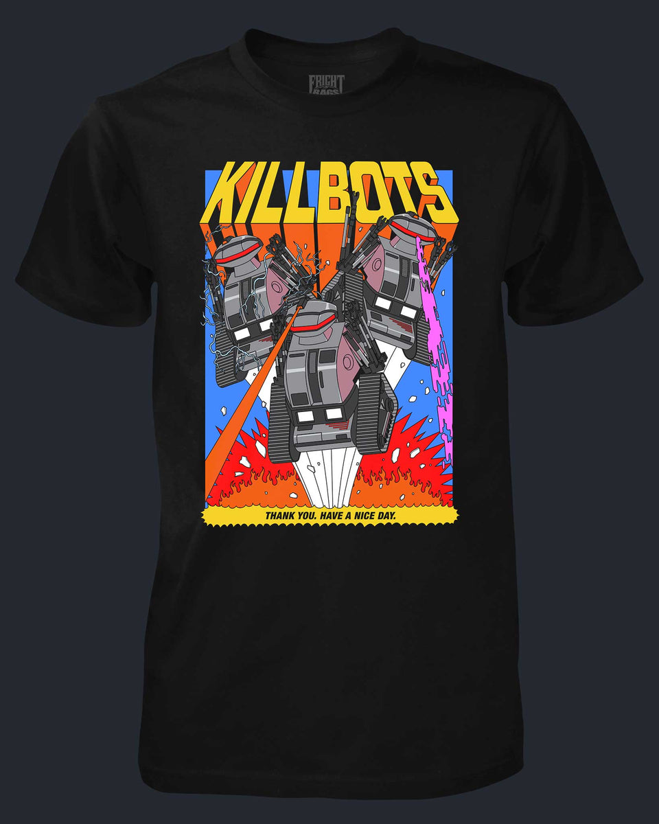 Fright-Rags | Chopping Mall - Challenge of the Killbots T-Shirt ...