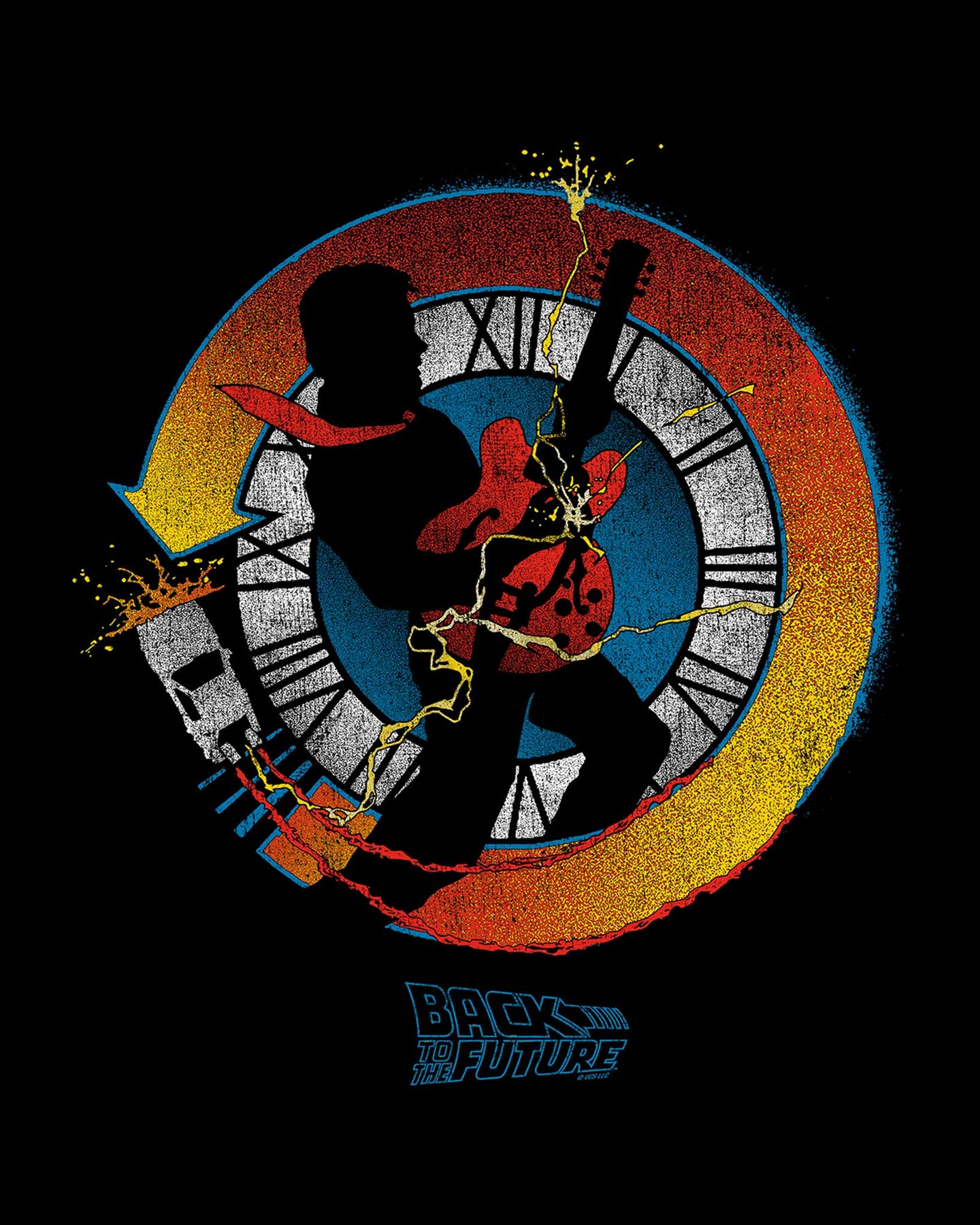 Back In Time Logo Fright-Rags | Back In Time Licensed Back to the Future Trilogy T-Shirt ...