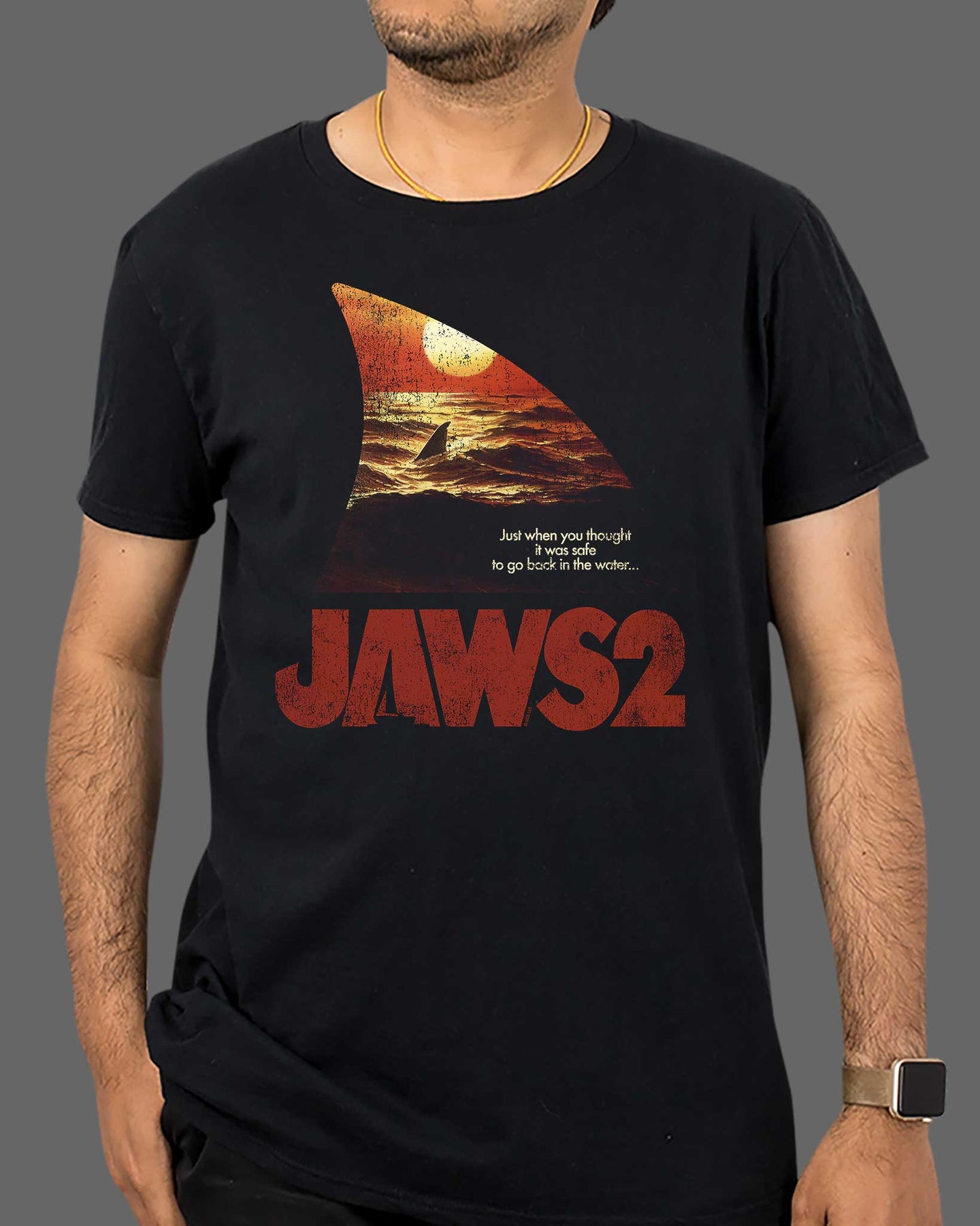 Fright Rags Jaws 2 Classic Licensed T Shirt