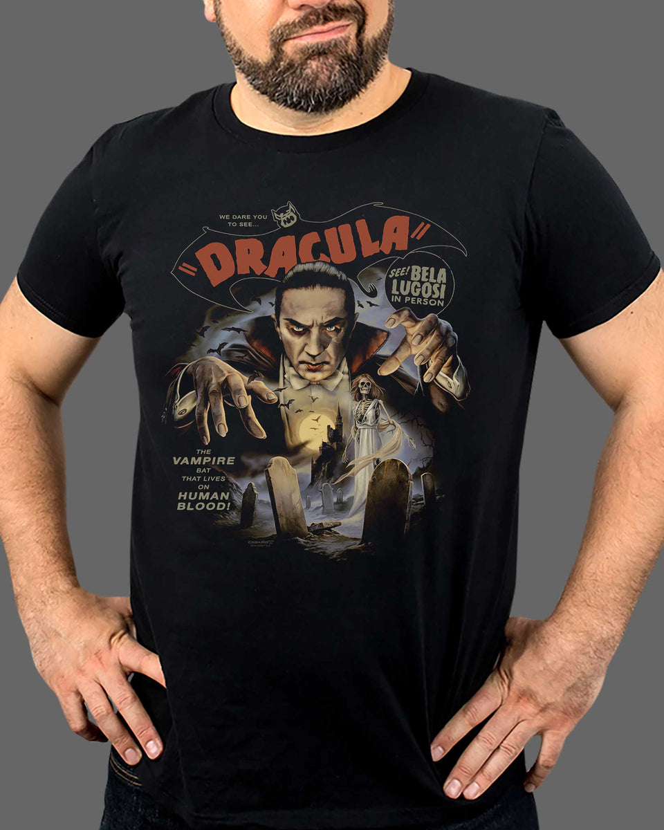 Fright-Rags | Bela Lugosi as Dracula Licensed T-Shirt – Fright-Rags