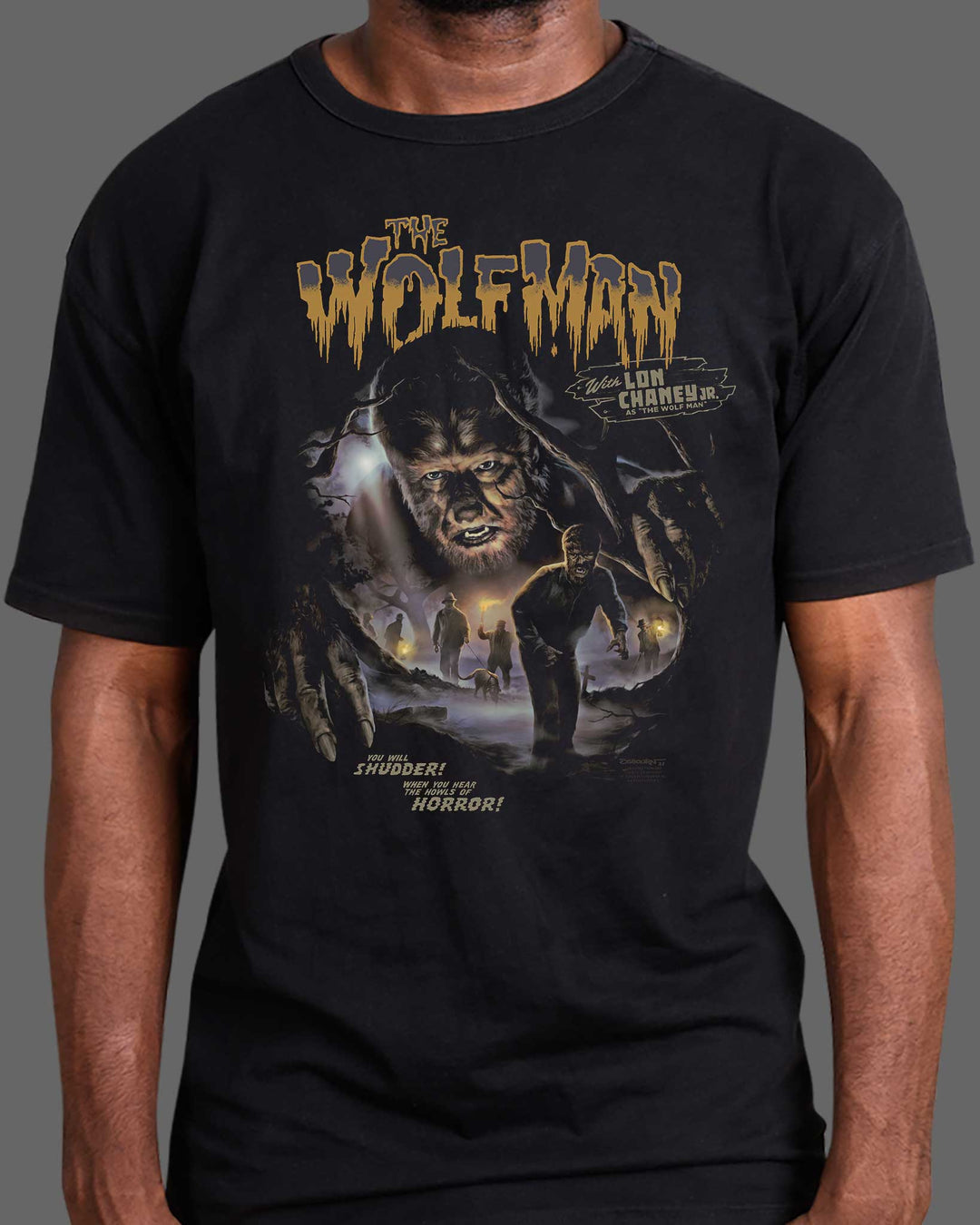 Lon Chaney Jr As The Wolf Man | Fright-Rags