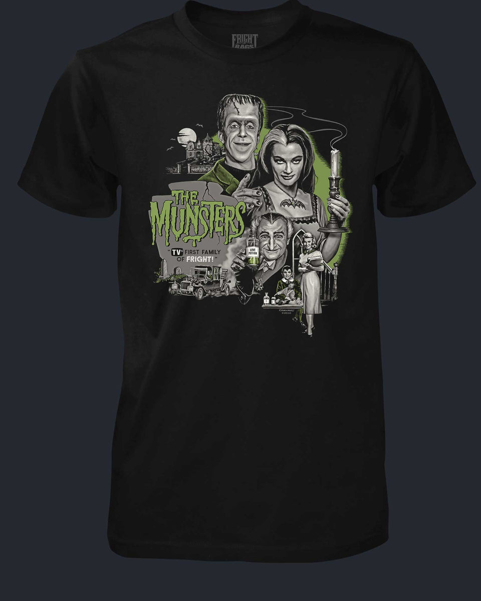 Fright-Rags | Officially Licensed The Munsters T-Shirt