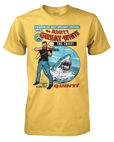 The Amity Great White Shirt DTG 