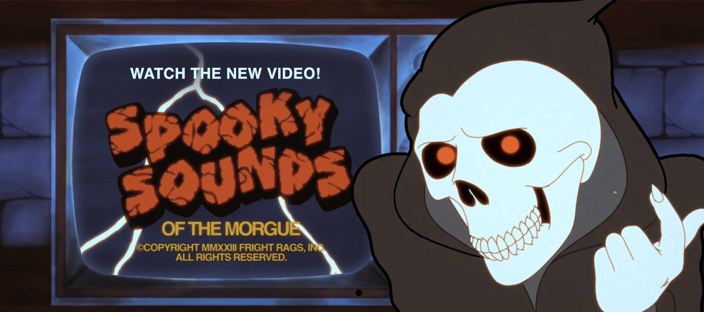 Click to watch our Spook Sounds of the Morgue video!