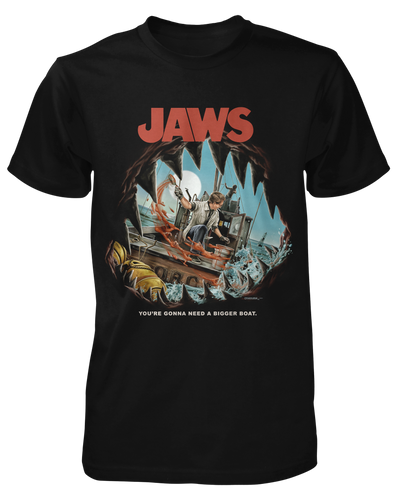 JAWS FRANCHISE - Officially Licensed T-Shirts, Pins, and More! – Fright ...
