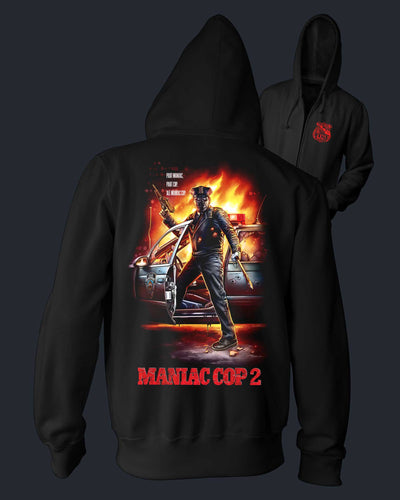 Part Maniac. Part Cop. All Maniac Cop. - Zippered Hoodie