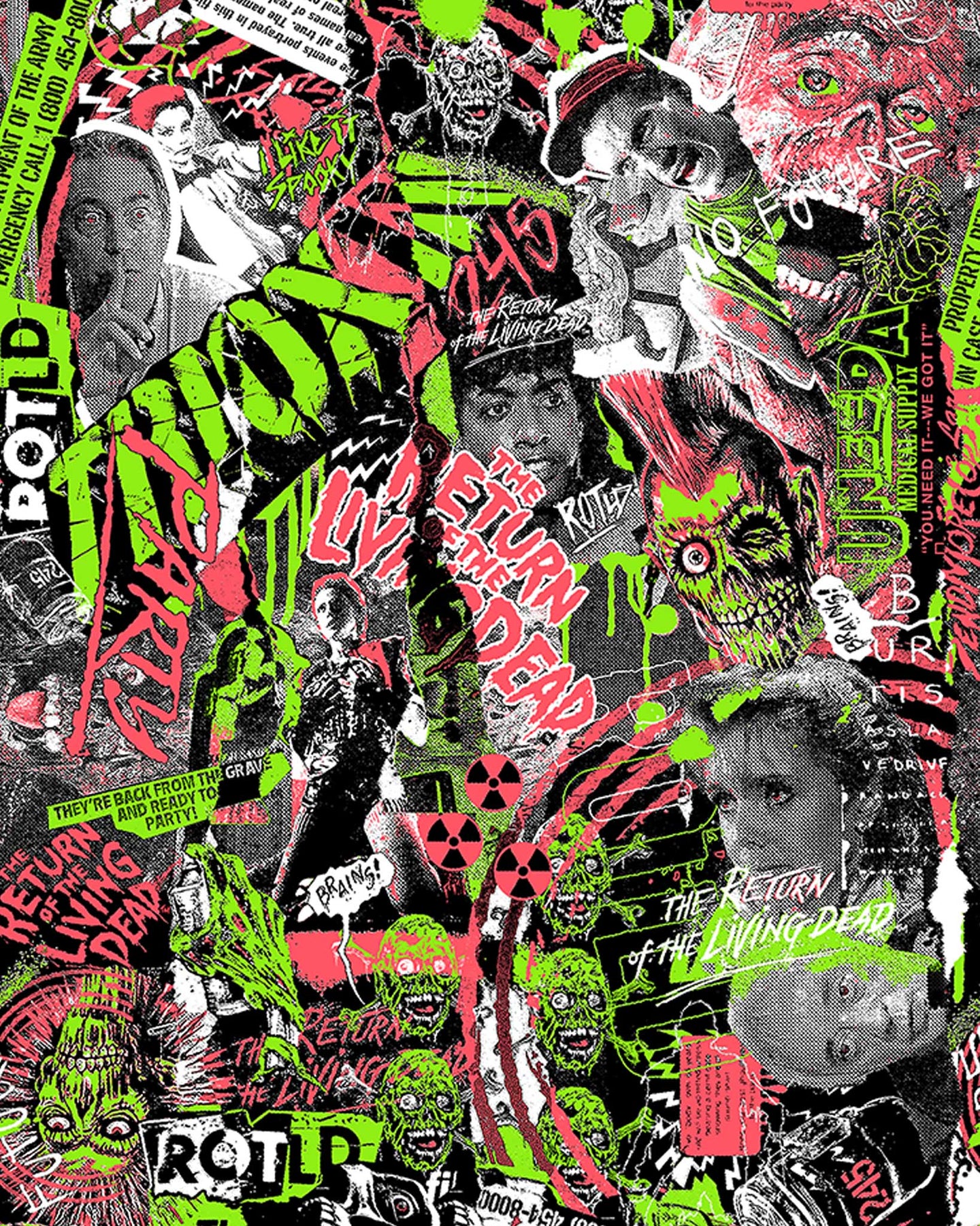 RETURN OF THE LIVING DEAD Officially Licensed Horror Zombie